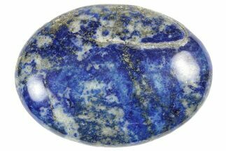Polished Lapis Lazuli Palm Stone - Pakistan #250654