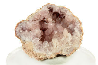 Pale Pink Amethyst Geode Section - Argentina #250608