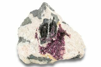 Deep Purple Roselite Crystals on Dolomite - Morocco #251995