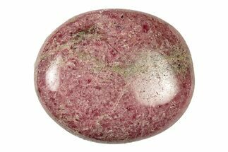 Polished Rhodonite Palm Stone - Madagascar #252200