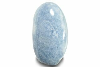 Polished, Free-Standing Blue Calcite - Madagascar #250782