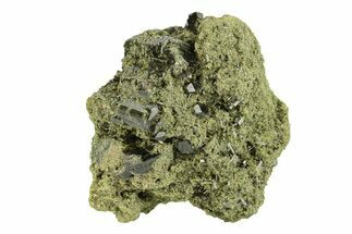 Gemmy Epidote Crystal Cluster - Peru #256148