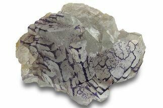Purple Edge Fluorite Crystal Cluster - Qinglong Mine, China #255755