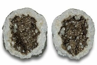 Keokuk Geode with Calcite Crystals - Missouri #255937