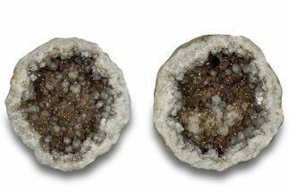 Keokuk Geode with Calcite Crystals - Missouri #255976