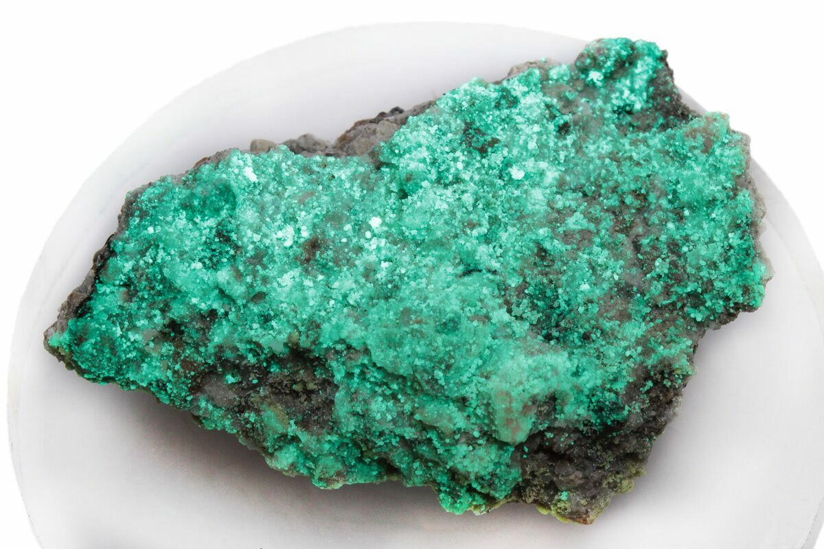 1.3" Extremely Fluorescent Andersonite Aggregation Uranium Based