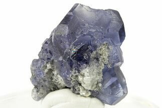 Purple Cube-Dodecahedron Fluorite Crystal - China #257574