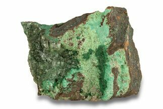 Malachite and Aurichalcite Crystals with Calcite - Mexico #257342