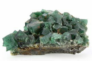 Fluorescent Green Fluorite Cluster - Rogerley Mine, England #258454