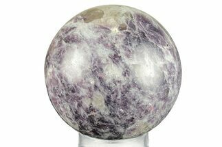 Vibrant Purple Lepidolite Sphere - Madagascar #258149