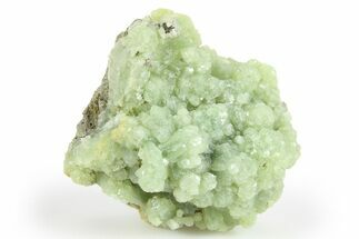 Green Prehnite Crystal Cluster - Morocco #258885