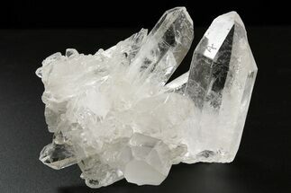 Clear Quartz Crystal Cluster - Brazil #259237