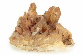 Tangerine Quartz Crystal Cluster - Brazil #259294