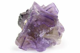 Purple Cubic Fluorite Crystal Cluster - Cave-In-Rock #260301