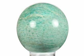 Chatoyant, Polished Amazonite Sphere - Madagascar #260924