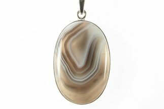 Botswana Agate Pendant (Necklace) - Sterling Silver #262137
