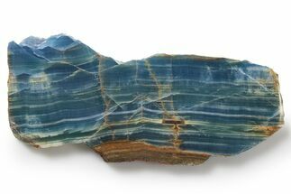 Polished Blue Calcite Slab - Argentina #264330