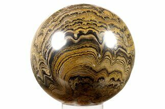 Huge Polished Stromatolite (Greysonia) Sphere - Bolivia #264393