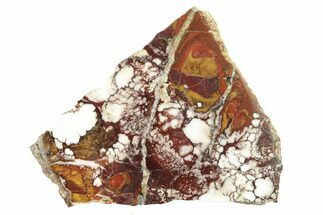 Polished Wild Horse Magnesite Slice - Arizona #264055