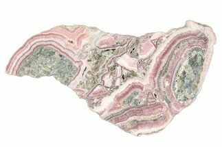 Polished Banded Rhodochrosite Slab - Argentina #264714