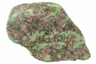 Pyrope, Forsterite, Diopside & Omphacite Slice - Norway #265173