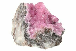 Sparkly, Hot-Pink Cobaltoan Calcite Crystals - Morocco #265200