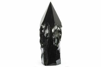 Free-Standing Polished Obsidian Point - Mexico #265380