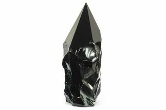 Free-Standing Polished Obsidian Point - Mexico #265393