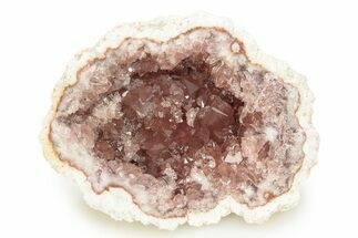 Sparkly Pink Amethyst Geode Section - Argentina #271324