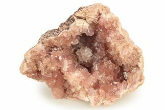 Sparkly Pink Amethyst Geode Section - Argentina #271344