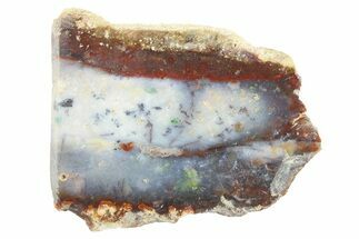 Polished Colorful Agate with Native Copper - Java, Indonesia #271515