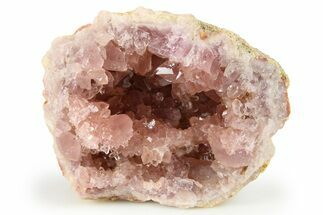 Sparkly Pink Amethyst Geode Section - Argentina #271298