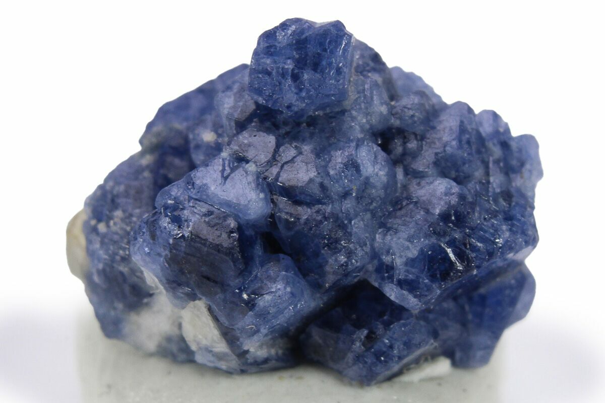 9 Lustrous Cobalt-Blue Spinel (Cobaltoan) Crystal Cluster - Vietnam  (#273717) For Sale 