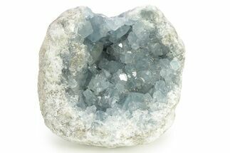 Crystal Filled Celestine (Celestite) Geode - Madagascar #274879