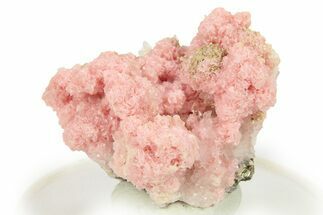 Beautiful Pink Rhodochrosite Crystals on Quartz - Peru #276047