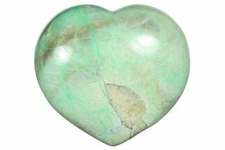 Polished Garnierite Heart - Madagascar #277983