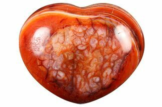 Colorful Carnelian Agate Heart #277972