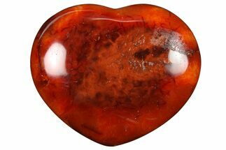Colorful Carnelian Agate Heart #277975