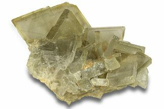 Gray-Green Tabular Barite With Phantoms- Peru #277226
