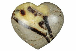 Polished Septarian Heart - Madagascar #278024
