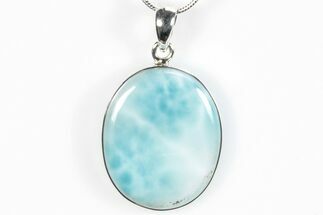 Stunning, Larimar Pendant (Necklace) - Sterling Silver #278376