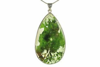 Chrome Chalcedony Pendant (Necklace) - Sterling Silver #279089