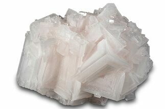 Pink Halite Crystal Cluster - Trona, California #279805