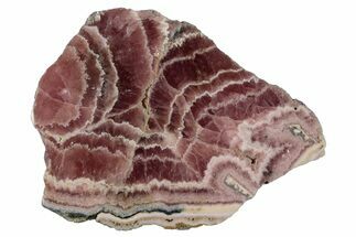 Polished Banded Rhodochrosite Slab - Argentina #281814