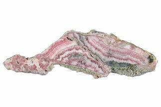 Polished Banded Rhodochrosite Slab - Argentina #281826