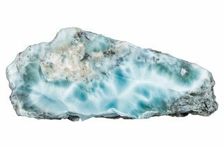 Polished Section of Larimar - Dominican Republic #282515