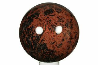 Huge, Polished Mahogany Obsidian Sphere - Mexico #283175