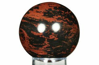 Polished Mahogany Obsidian Sphere - Mexico #283180