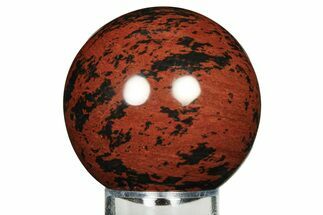Polished Mahogany Obsidian Sphere - Mexico #283185
