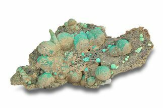 Deep Teal Botryoidal Chrysocolla - Planet Mine, Arizona #283872